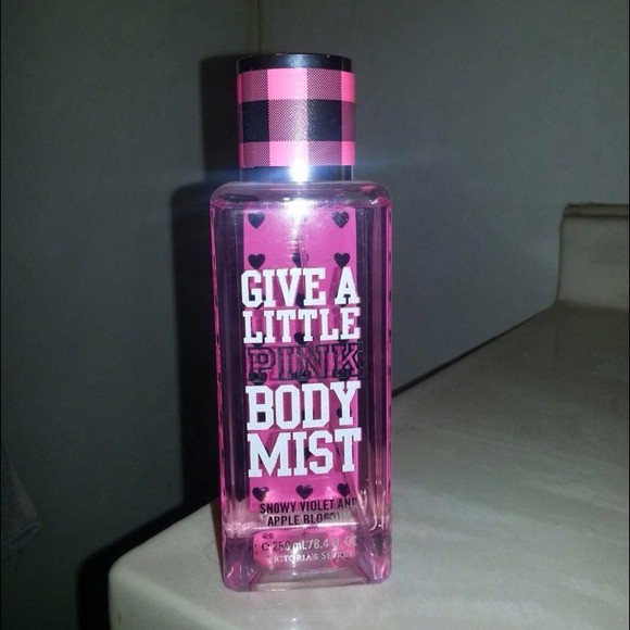 VS Pink body spray Give a Little
