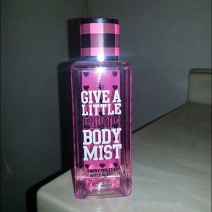 VS Pink body spray Give a Little
