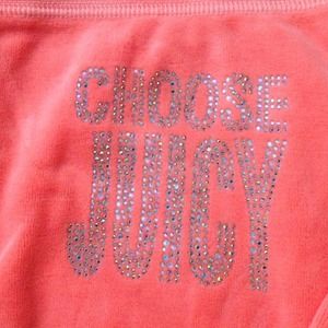 Juicy Couture velour rhinestone pants
