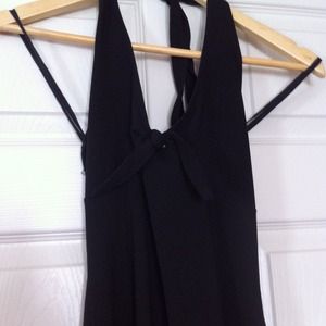 Black halter LBD