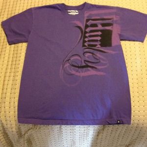 Purple Hurley t-shirt, large