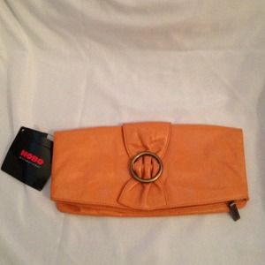 Hobo International Orange Clutch