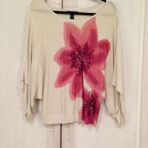 Bundled! Gorgeous kimono-sleeve INC knit top
