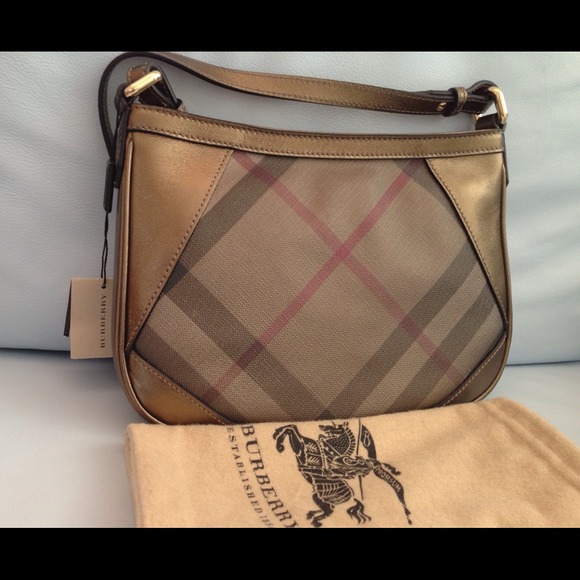 🌀🌀🌀SOLD🌀🌀Burberry Shimmer Gold Crossbody Bag