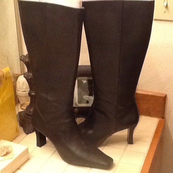 Black Leather Sebastian Boots