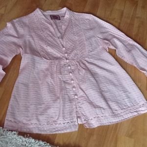 💗Juicy Couture Light Pink Color Blouse. Size 4