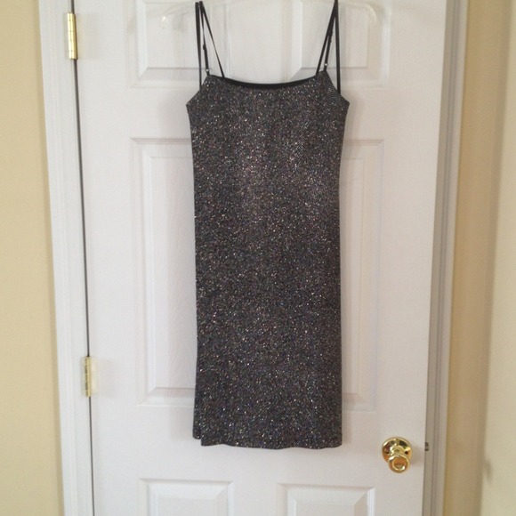 Black beautiful dress.