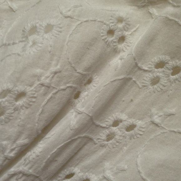 White mini strapless dress - Picture 3 of 4