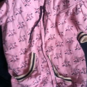 Juicy Couture short-sleeved anchor hoodie