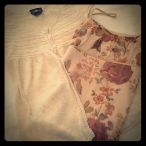 Cardigan/tank bundle