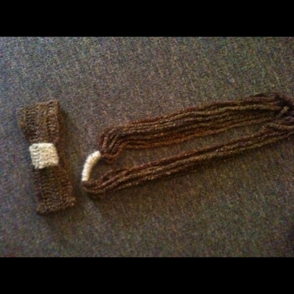 Handmade scarf & matching headband/ear warmer!!