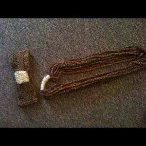 Handmade scarf & matching headband/ear warmer!!