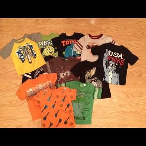 Bundle of 11/t-shirts little boys sz3t