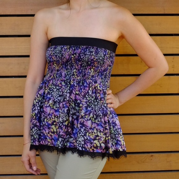 NWT Catherine Malandrino Silk Mini Skirt / Top - Picture 1 of 3