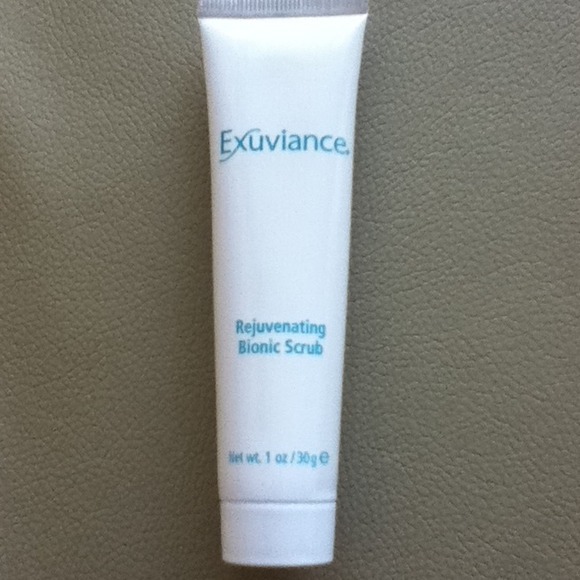 Exuviance rejuvenating scrub and bare minerals