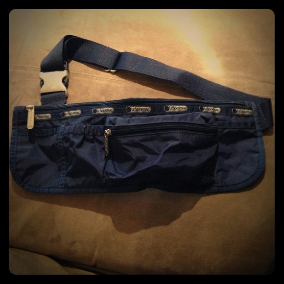 RESERVED LeSportsac Navy Blue Fanny Pack.