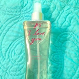 2 bottles of P.S. I Love You fragrance spray.