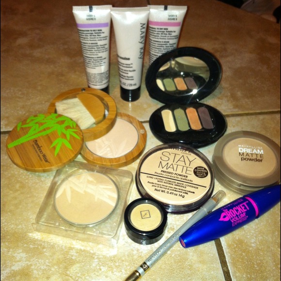 Never used makeup, just swatched to see color.