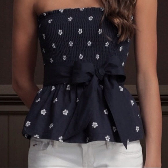 SOLD! Hollister Emma Wood Strapless Top - Picture 2 of 4