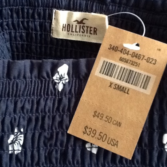 SOLD! Hollister Emma Wood Strapless Top - Picture 4 of 4