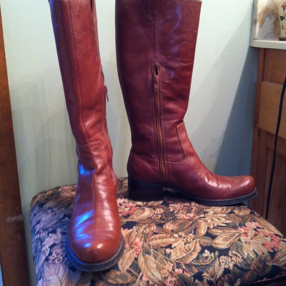 Nine West riding boots.