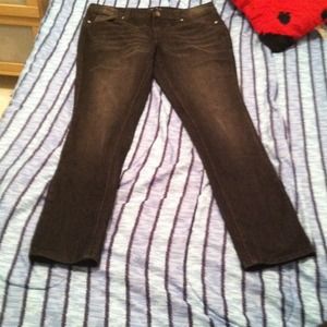 Bundle Black skinny jeans and grey