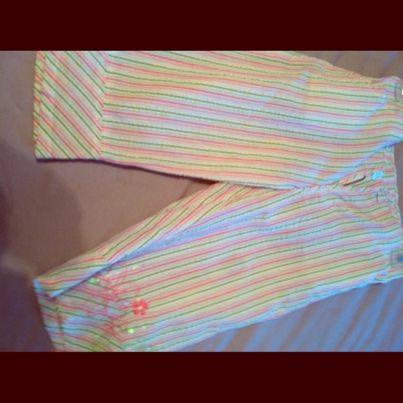 Seersucker Capris - Picture 1 of 1