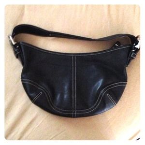 Black coach bag. Excellent condition