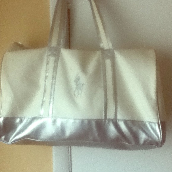 Authentic Ralph Lauren Polo weekender bag.