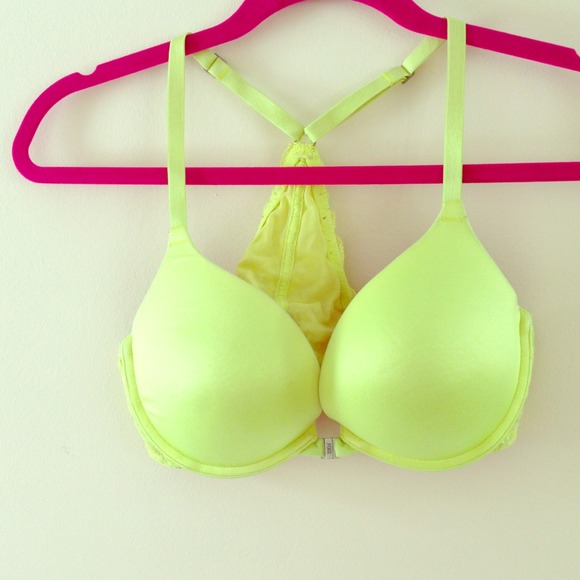 Pink by Victoria's Secret racerback push up bra