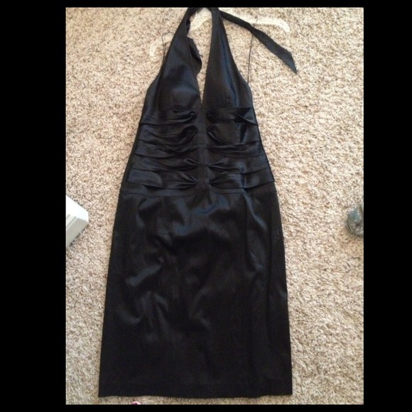 Black cocktail dress from Cache