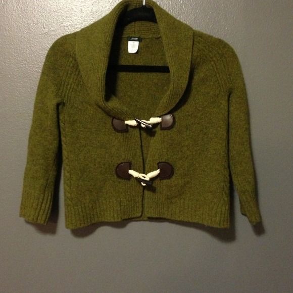 ❌Sold❌Wool J. Crew Toggle Cardigan