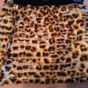 Leopard print skirt