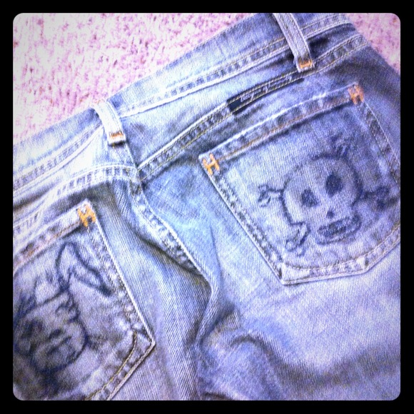 SOLD!!!  Citizens of Humanity jeans w/skull pocket