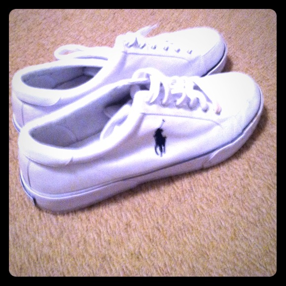 Men's polo sneakers- need to be cleaned- size 12