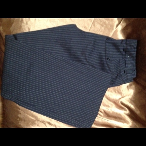 SOLD!!!    Club Monaco pinstripe navy dress pant