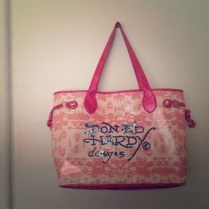 Ed hardy tote bag