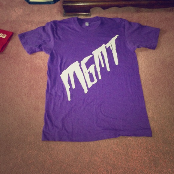 Purple MGMT Band Tee