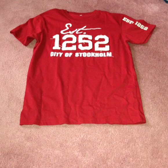 Red shirt from hollister