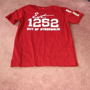 Red shirt from hollister