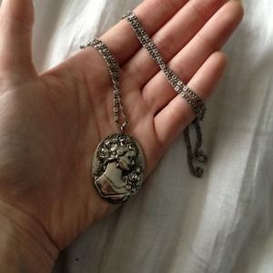 Old fashion cameo necklace