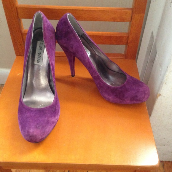 Steve Madden Shoes Steven Madden Purple Heels Poshmark