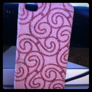 Pink. I phone cover case