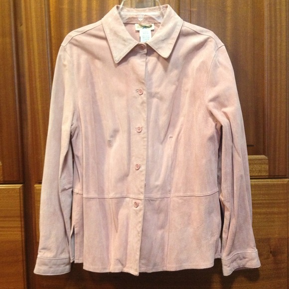 ❤SOLD❤Leather Travel Smith mauve shirt jacket