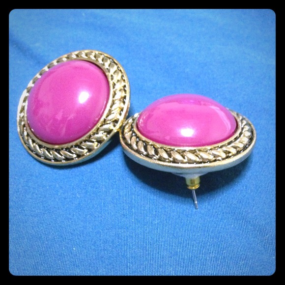 ❌SOLD❌ Purple and gold Earrings