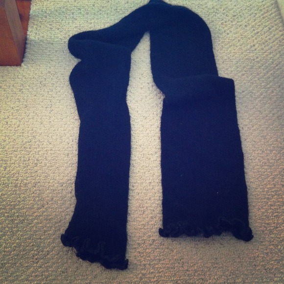 Black thick soft Wool Scarf
