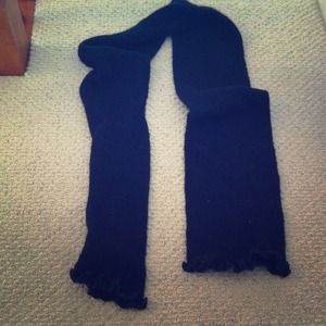 Black thick soft Wool Scarf