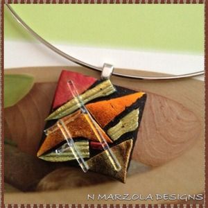Dichroic Glass Pendant