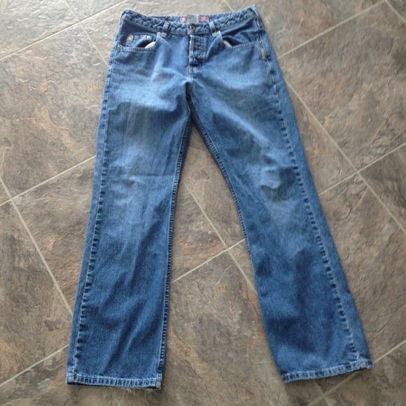 Silver Boot Cut Jeans
