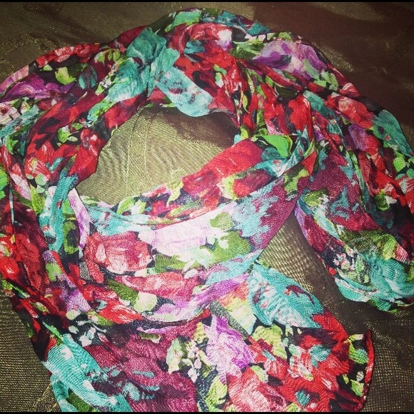 Floral scarf